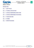 Genie GTH 66-22S Telehandler Service Repair Manual