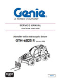 Genie GTH 6025R Telehandler Service Repair Manual