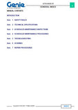 Genie GTH 6025R Telehandler Service Repair Manual