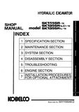 Kobelco SK135SRL-1E Crawler Excavator Service Repair Manual LK03-01107 ～