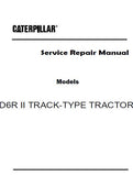 Caterpillar Cat D6R II TRACK-TYPE TRACTOR (Prefix AGM) Service Repair Manual (AGM00001 and up)