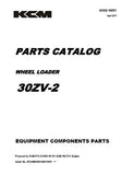Kawasaki 30ZV-2 WHEEL LOADER Equipment Components Parts Catalogue Manual (Serial No. RYUNBS60+30K15001 and up)