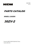 Kawasaki 30ZV-2 WHEEL LOADER Parts Catalogue Manual (Serial No. 30K1-5001 and up)