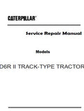 Caterpillar Cat D6R II TRACK-TYPE TRACTOR (Prefix AEM) Service Repair Manual (AEM00001 and up)