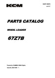 Kawasaki 67Z7B WHEEL LOADER Parts Catalogue Manual (Serial No. 65C5-5001 and up)