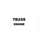 Takeuchi TB35S Compact Excavator (Engine) Parts Catalogue Manual