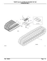 Takeuchi TB53FR Compact Excavator Parts Catalogue Manual (SN: 15810005-15811324)