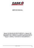 CASE IH Magnum 340 Rowtrac Powershift Transmission (PST) Tier 4B Tractor Service Repair Manual (PIN ZERF08100 and above)