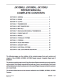 CASE IH JX1100U Tractor Service Repair Manual