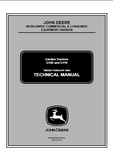 John Deere G100 Garden Tractor Service Repair Manual (tm2020)