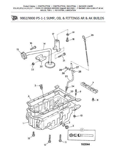 JCB 3CX SM PS BACKOHE LOADER Parts Catalogue Manual (Serial Number: 00930000-00959999)