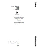 John Deere 2030 Tractor Service Repair Manual (tm1051)