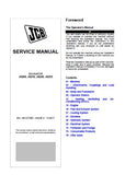 JCB JS210 Tracked Excavator Service Repair Manual S/N: from 2460501 onwards