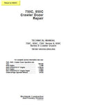 John Deere 750C Series II Crawler Dozers Service Repair Manual (TM1589)