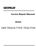 Caterpillar Cat D6R TRACK-TYPE TRACTOR (Prefix 9MN) Service Repair Manual (9MN00001 and up)