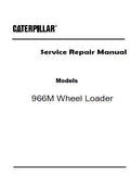 Caterpillar Cat 966M Wheel Loader (Prefix GMS) Service Repair Manual (GMS00001 and up)