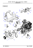 Massey Ferguson 6465 TRACTOR (TIER 3 / Perkins Engine) Service Parts Catalogue Manual (Part Number : 3906138)