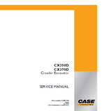 CASE CX370D Crawler Excavator Service Repair Manual