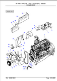 Massey Ferguson 6465 TRACTOR (TIER 3 Sisu Engine) Service Parts Catalogue Manual (Part Number : 3906308)
