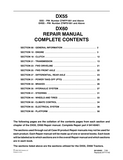 CASE IH DX55 Tractor Service Repair Manual
