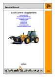 JCB 528-70 LOAD CONTROL (SUPPLEMENT) Service Repair Manual