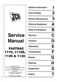 JCB 1135 FASTRAC Service Repair Manual SN：00736000-00736999