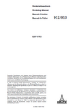 Deutz Fahr 912 Engine Service Repair Manual