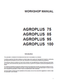 Deutz Fahr AGROPLUS 95 Tractor Service Repair Manual