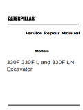 Caterpillar Cat 330F Excavator (Prefix WBA) Service Repair Manual (WBA00001 and up)