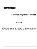 Caterpillar Cat 336D2 Excavator (Prefix WBC) Service Repair Manual (WBC00001 and up)