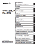 2013 Hino 195 Series Truck Service Repair Manual