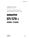 Komatsu 8V170-1 Series Engine Service Repair Manual