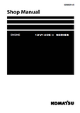 Komatsu 12V140E-3 Series Engine Service Repair Manual