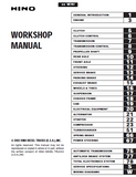 2002 Hino SG series Truck Service Repair Manual