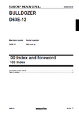 Komatsu D63E-12 Dozer Bulldozer Service Repair Manual (SN: 2001 and up)