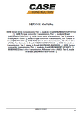 CASE 865B VHP Motor Grader Service Repair Manual