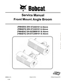 Bobcat FMAB70 Front Mount Angle Broom Service Repair Manual S/N B1CZ00101 And Above