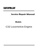 Caterpillar Cat C32 Industrial Engine (Prefix TLD) Service Repair Manual (TLD00001 and up)