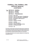 CASE IH FARMALL 95N Tractor Service Repair Manual