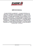 CASE IH FARMALL 75N with cab Tier 3 Tractor Service Repair Manual PIN Z8JF19102 - ZCJF10907
