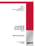 CASE IH Farmall 105U EP Tractor Service Repair Manual