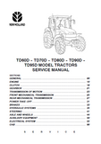 New Holland TD95D Tractor Service Repair Manual