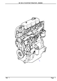 Massey Ferguson MF 354 V FOOTSTEP TRACTOR Parts Catalogue Manual