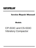 Caterpillar Cat CP-533C Vibratory Compactor (Prefix 2WN) Service Repair Manual (2WN00001 and up)