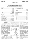 Suzuki DT5 outboard motors Service Repair Manual
