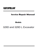 Caterpillar Cat 329D Excavator (Prefix BYS) Service Repair Manual (BYS00001 and up)