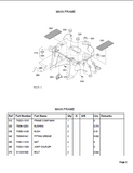 Kubota BT820 Backhoe Parts Catalogue Manual