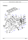 Massey Ferguson MF 394 S TRACTOR Parts Catalogue Manual