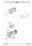 Massey Ferguson MF 445 TRACTOR 4WD (0000000001 - 445-236223) Parts Catalogue Manual