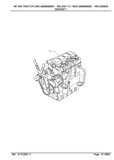 Massey Ferguson MF 460 TRACTOR 4WD (0000000001 - 460-236903) Tractor Parts Catalogue Manual
